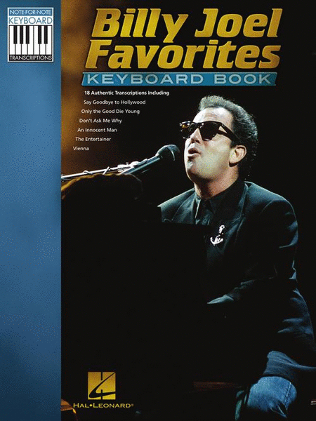 Billy Joel Favorites Keyboard Book