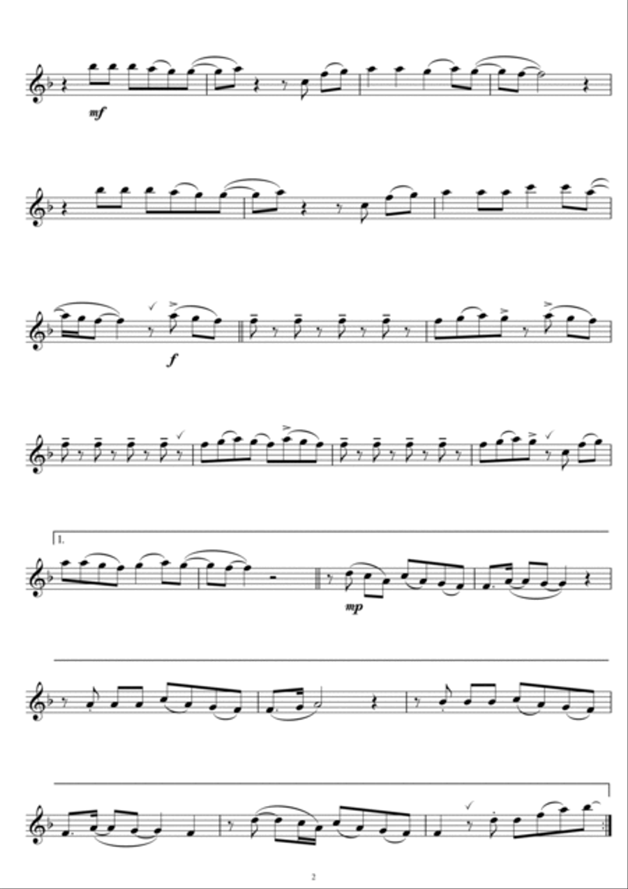Fight For This Love Piano scores gallery preview page 2
