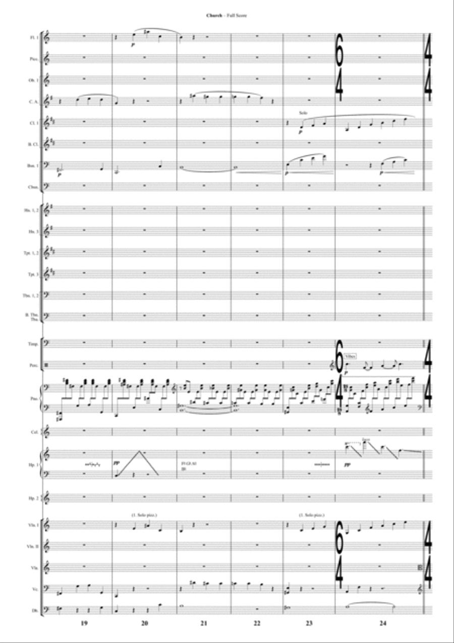 Church Church Full Orchestra scores gallery preview page 4