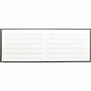 Book cover for Manuscript paper pad landscape
