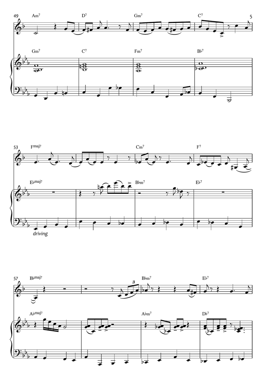 Misty Trumpet Solo scores gallery preview page 5