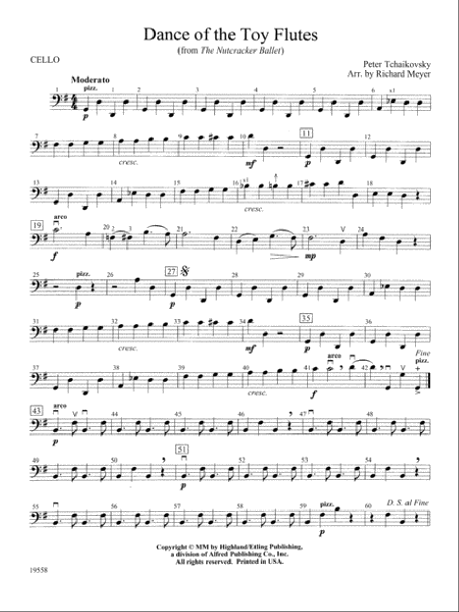 Dance of the store toy flutes