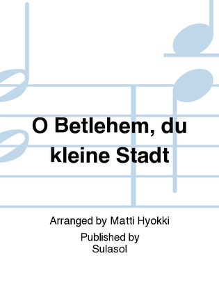 Book cover for O Betlehem, du kleine Stadt
