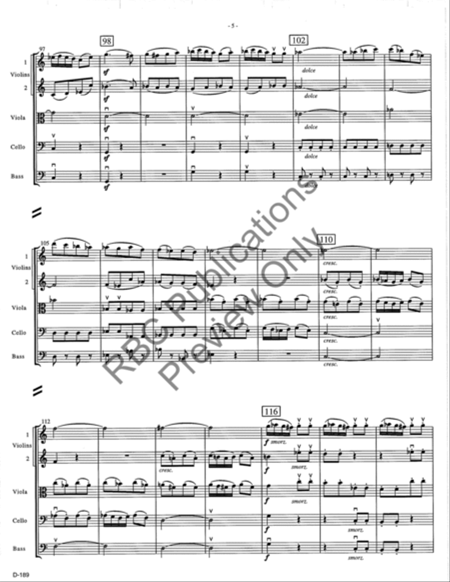 Rondo Quartet #72 (Score) String Orchestra scores gallery preview page 8
