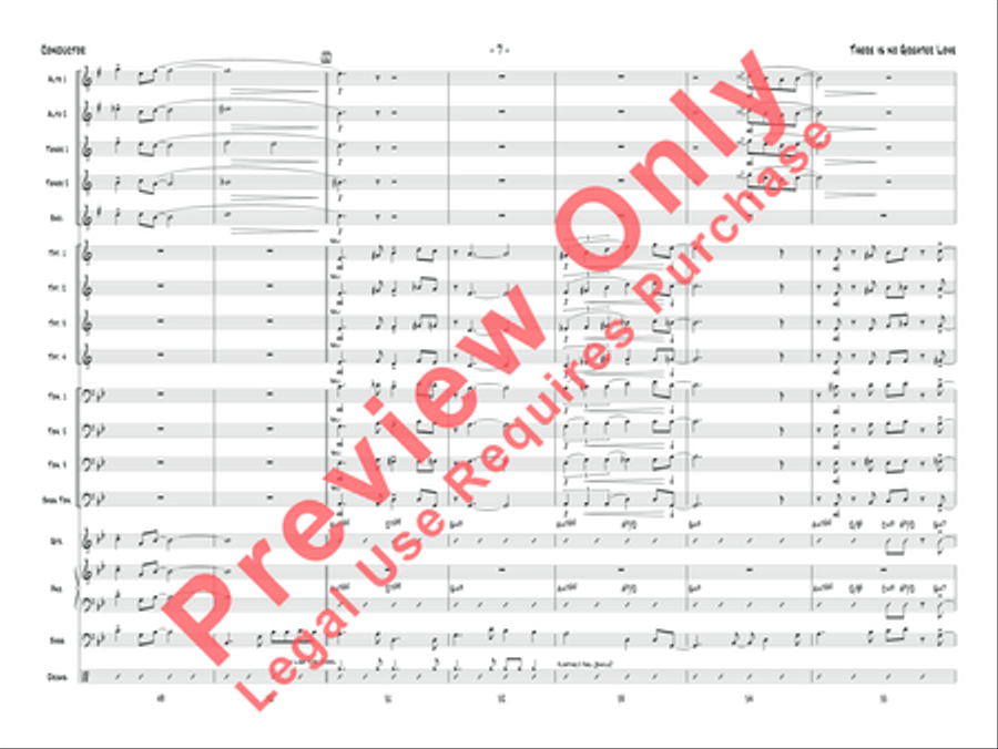 There Is No Greater Love Jazz Ensemble scores gallery preview page 36