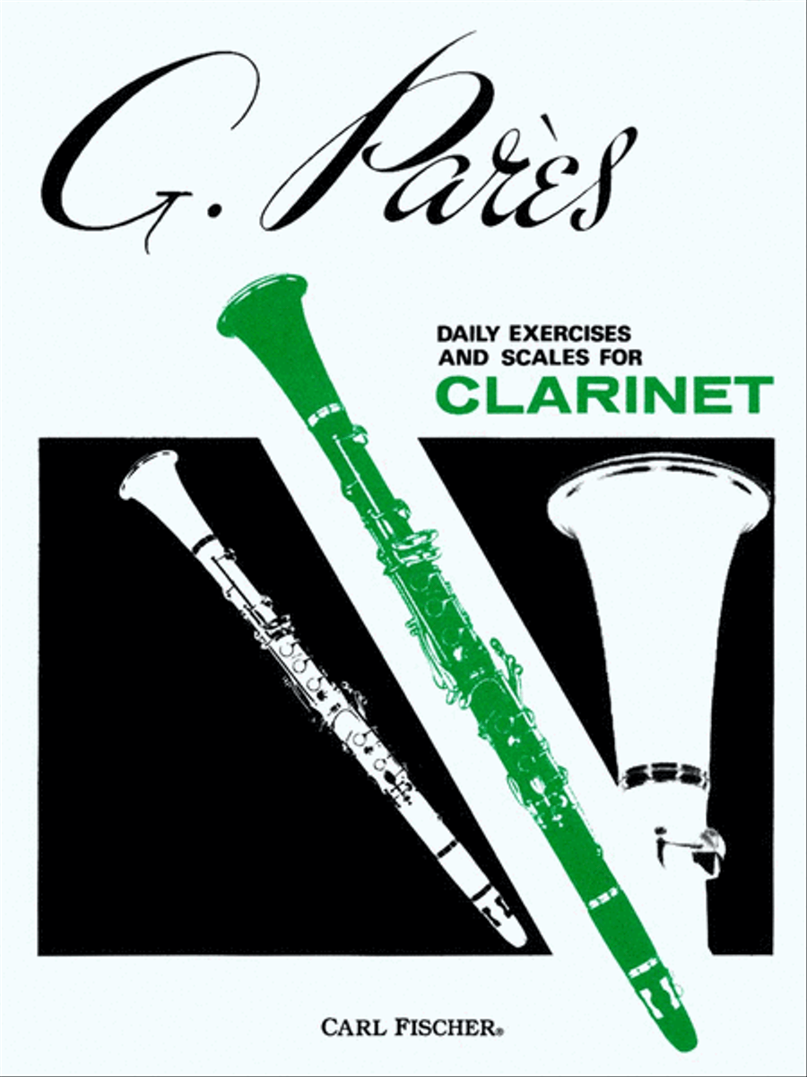 Daily Exercises and Scales for Clarinet B-Flat Clarinet scores gallery preview page 1