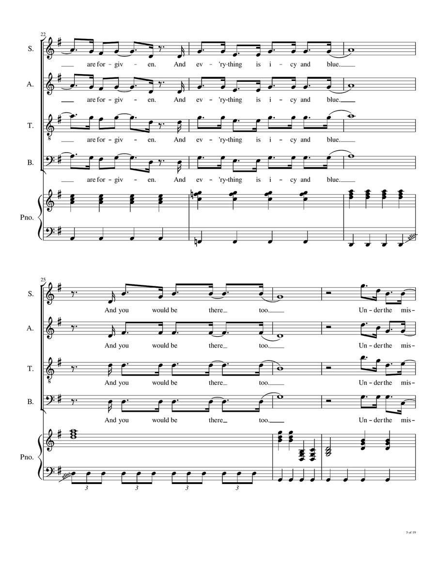 Christmas Tree Farm Christmas Tree Farm 4-Part scores gallery preview page 6