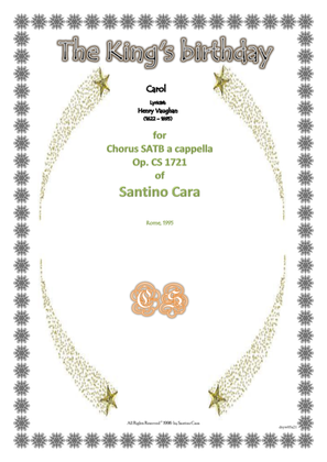 The King's birthday - Carol for SATB choir a cappella