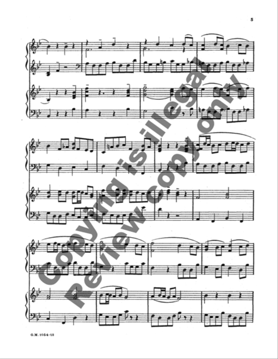 Wir eilen mit schwachen, doch emsigen Schritten Piano Duet scores gallery preview page 10