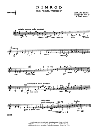 Nimrod (from Elgar's Variations): Baritone T.C.