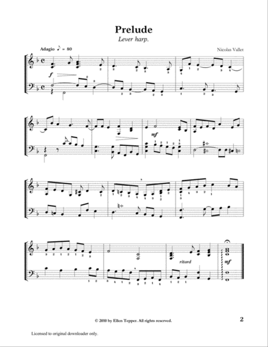 The Harper's Accomplice Gets the Lute Harp scores gallery preview page 4