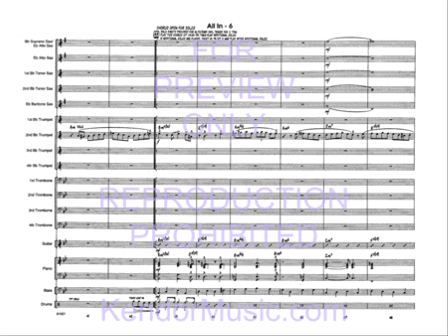 All In All In Jazz Ensemble scores gallery preview page 8