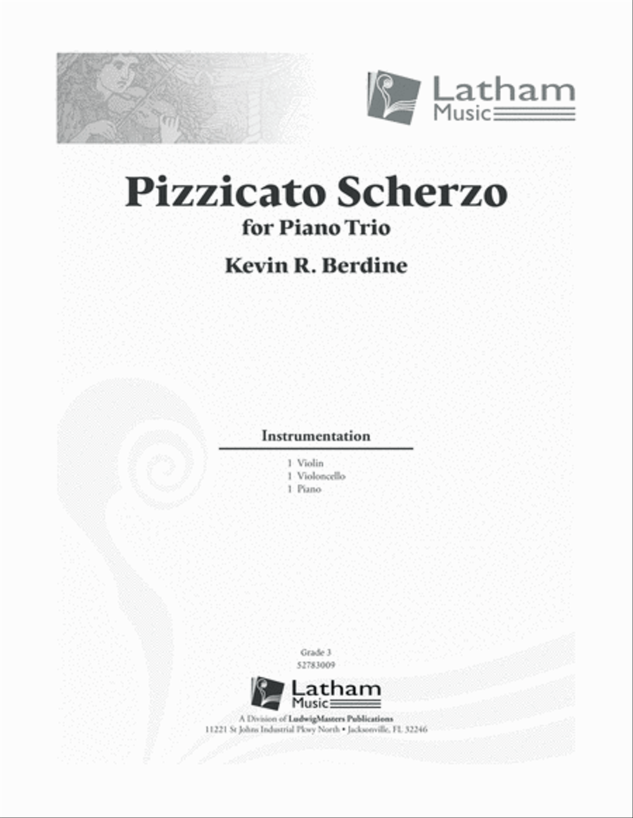 Pizzicato Scherzo Pizzicato Scherzo Piano Trio scores gallery preview page 1