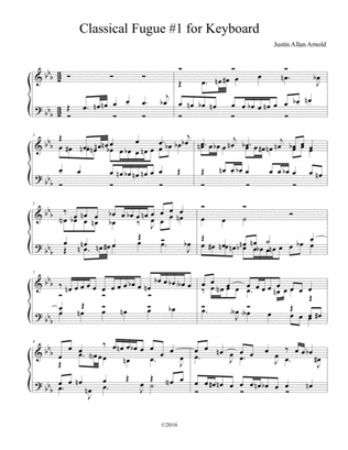 Classical Fugue #1 for Keyboard