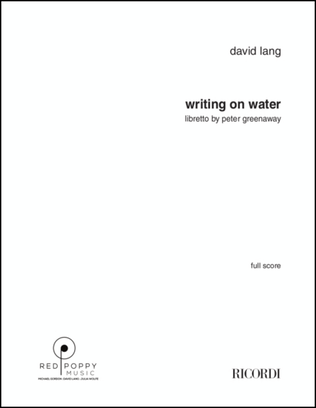 writing on water