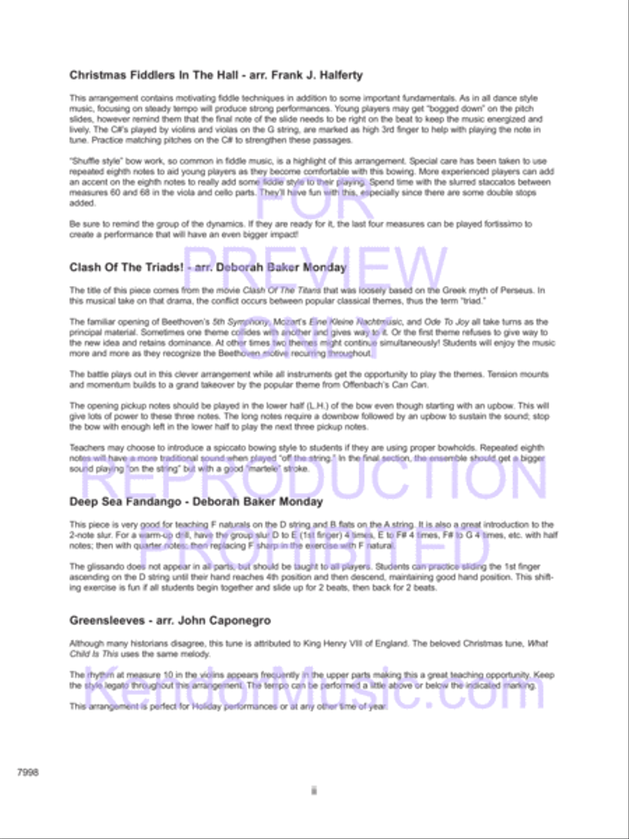 Kendor Concert Favorites, Volume 2 (Score) Score scores gallery preview page 4