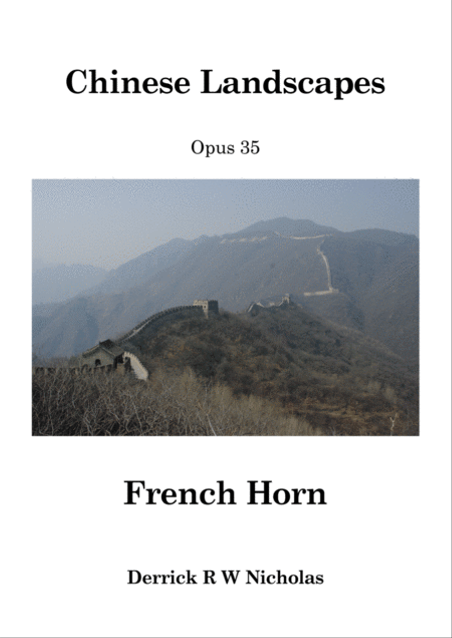 Chinese Landscapes - French Horn Horn Solo scores gallery preview page 1
