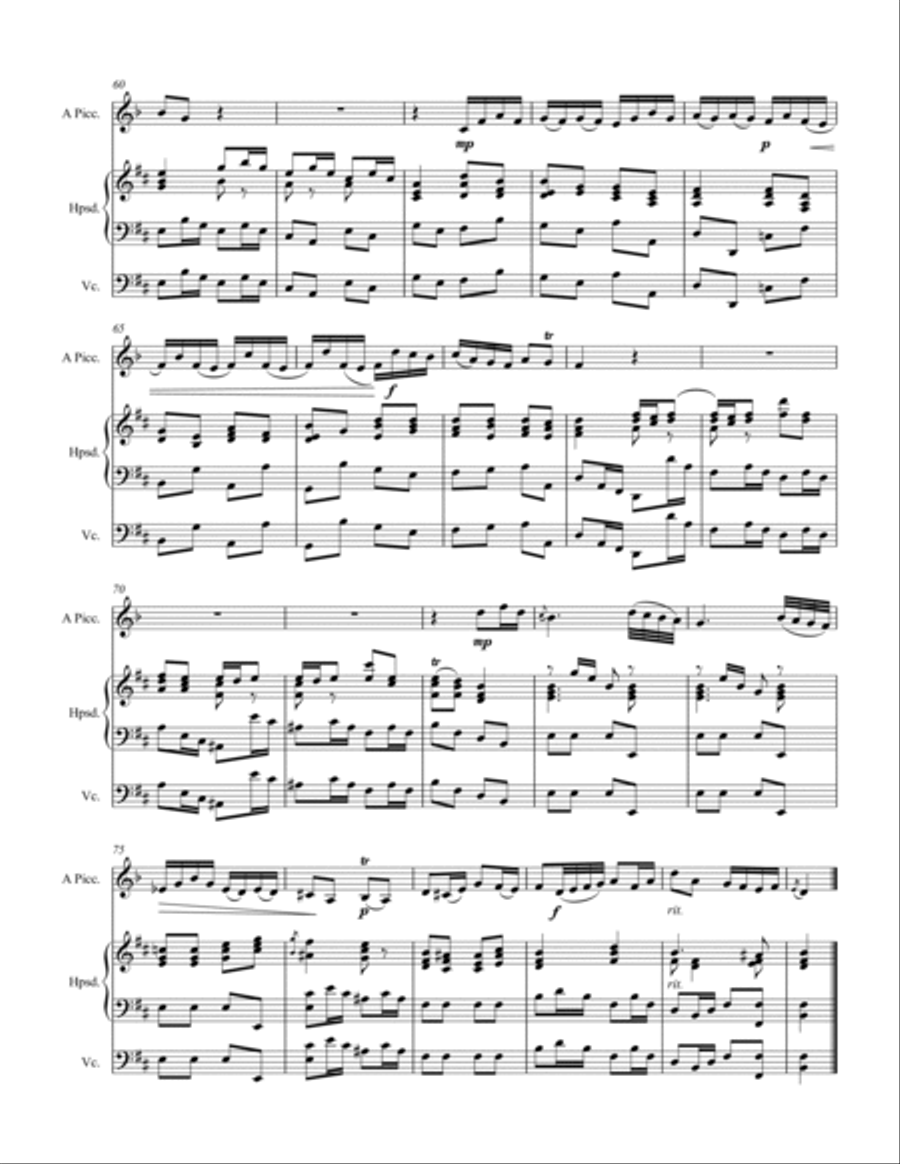 Badinerie in b minor Badinerie in b minor Cornet scores gallery preview page 5