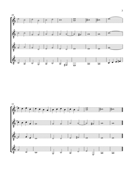 Pavana 1 (Guitar Quartet) - Score and Parts image number null