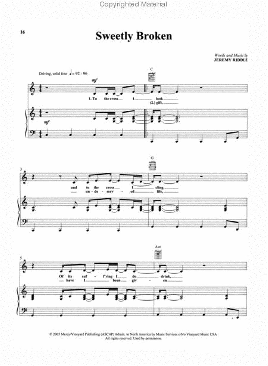 Ultimate Praise & Worship Songbook Piano, Vocal, Guitar scores gallery preview page 3