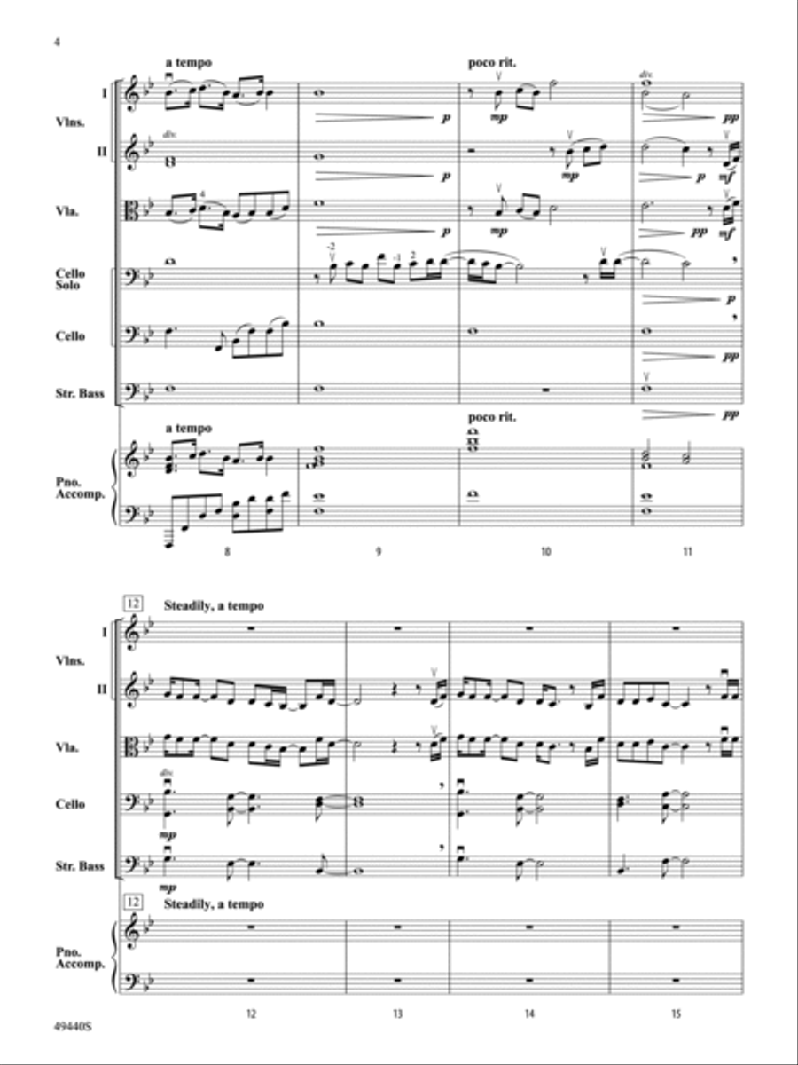 Found/Tonight: Score Found/Tonight: Score String Orchestra scores gallery preview page 4