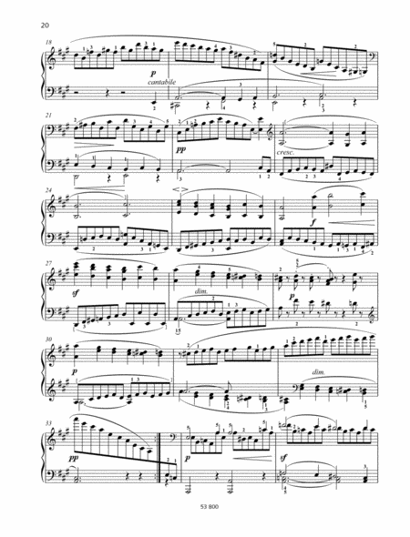 Piano agitato F-sharp minor