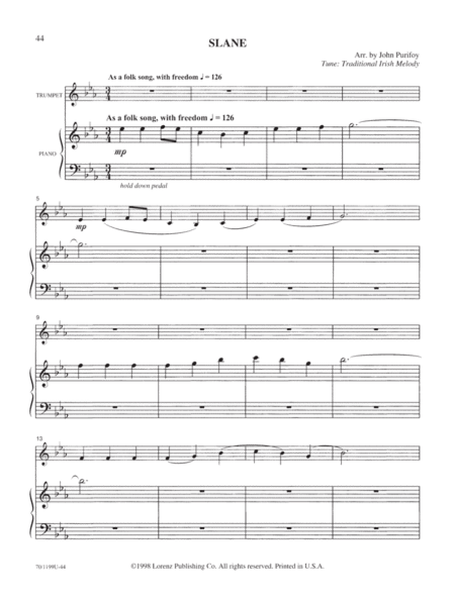 Contemporary Hymn Settings for Trumpet and Piano