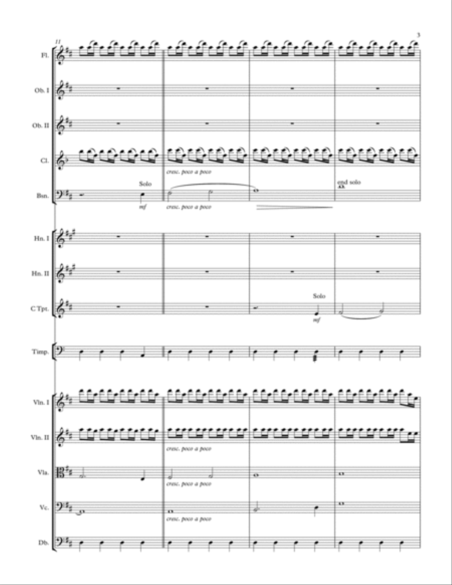 Waves of Feeling Waves of Feeling Full Orchestra scores gallery preview page 3