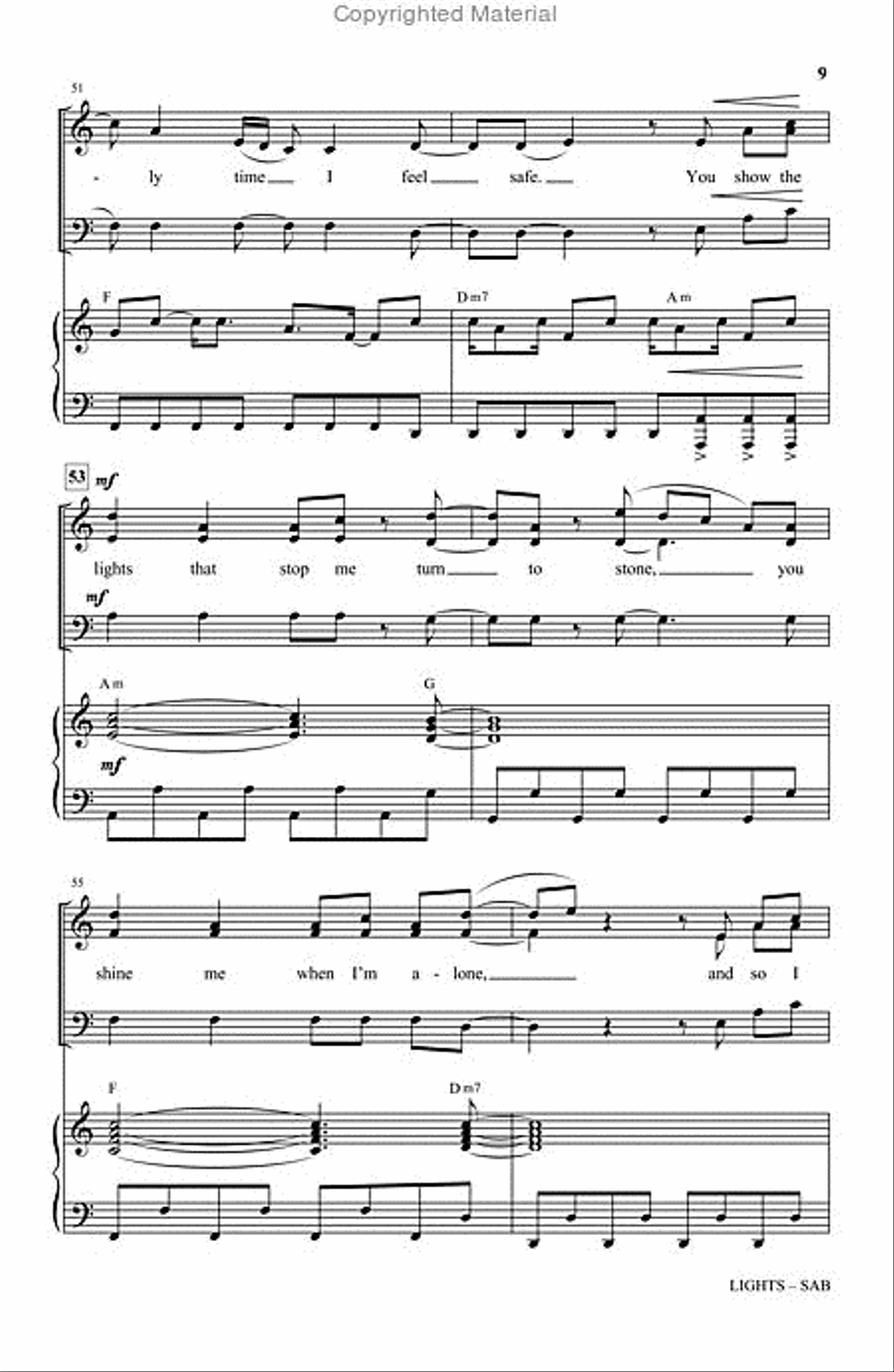 Lights 3-Part scores gallery preview page 9
