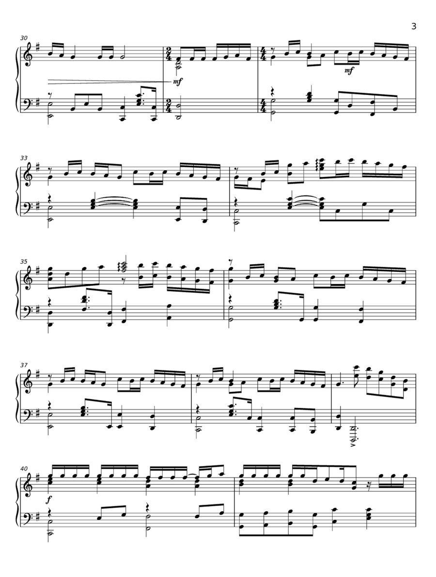 Making Love Out Of Nothing At All Easy Piano scores gallery preview page 3