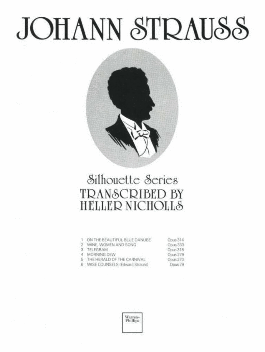 Strauss - Silhouette Series Piano Solo scores gallery preview page 1