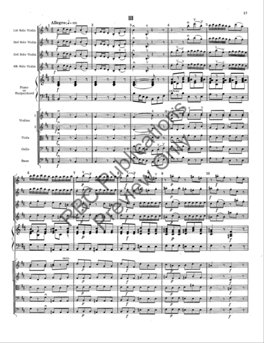 Concerto In B Minor (Score) String Orchestra scores gallery preview page 20