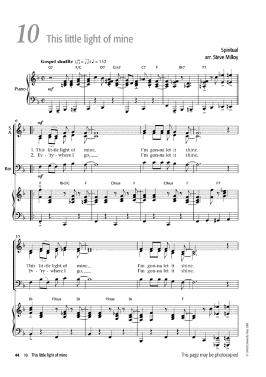 Popular Voiceworks 1 4-Part scores gallery preview page 6