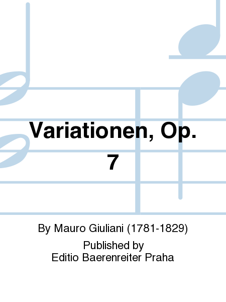Variations for Solo Guitar Op. 7