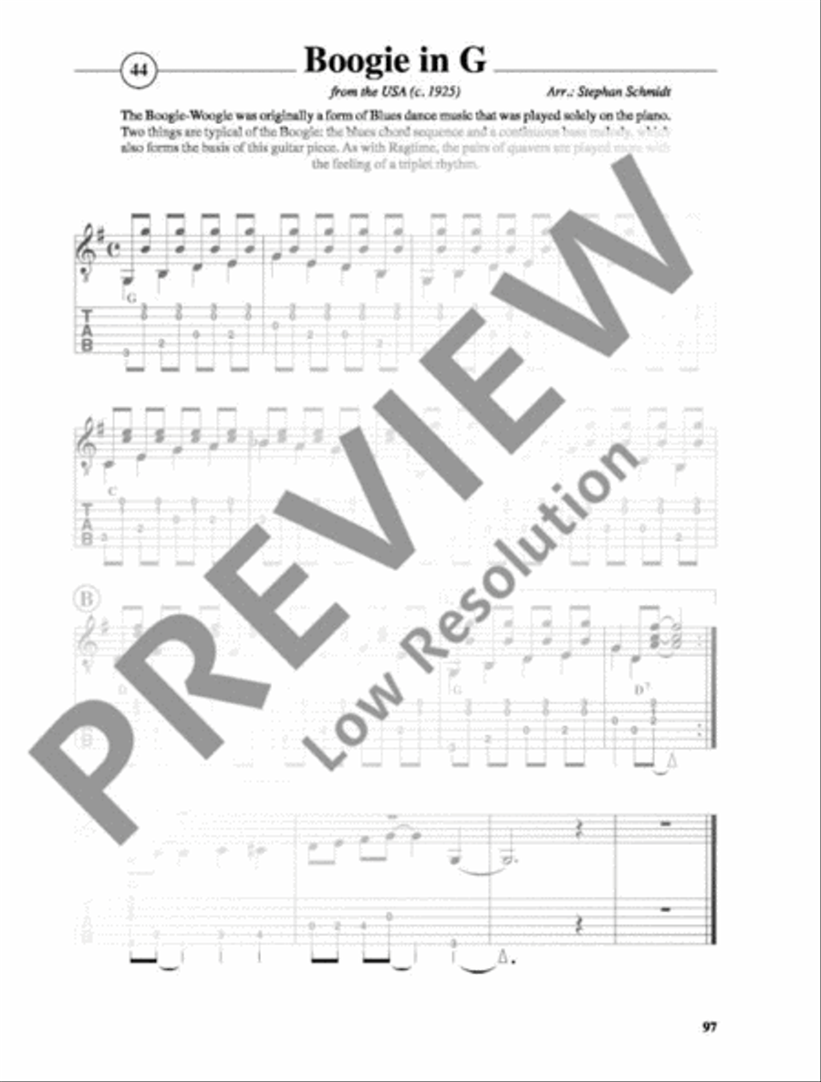 Boogie in G Guitar scores gallery preview page 2