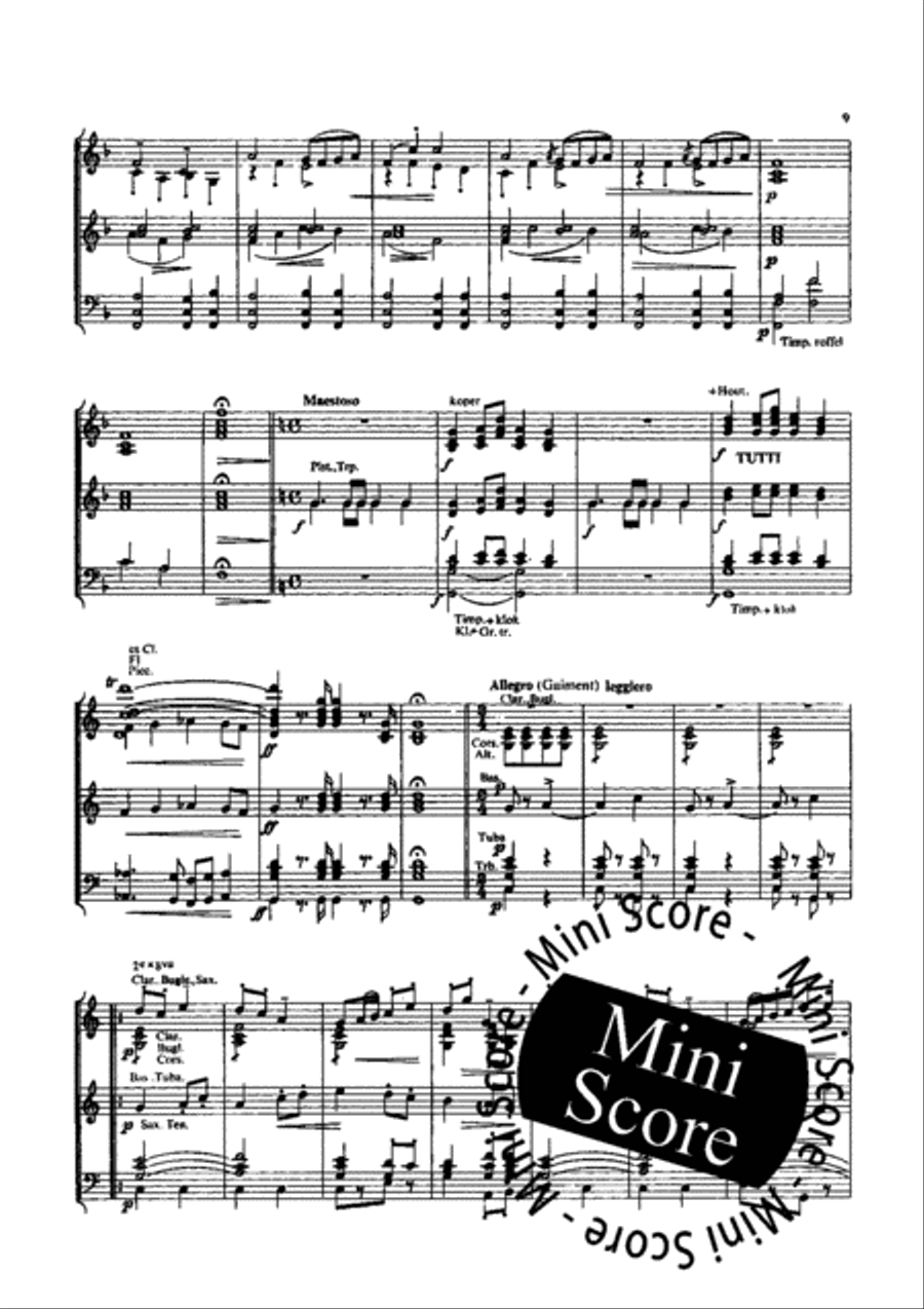 Fete au Village Concert Band scores gallery preview page 11