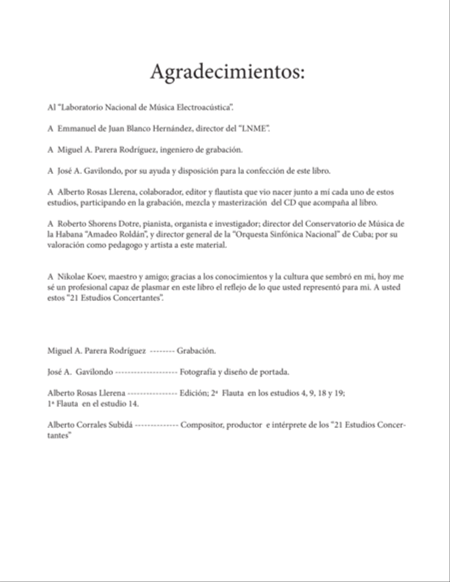 Estudios Concertantes para flauta. Woodwind Ensemble scores gallery preview page 5