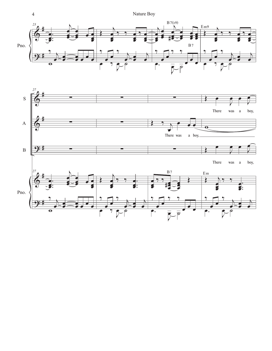 Nature Boy Nature Boy 3-Part scores gallery preview page 4