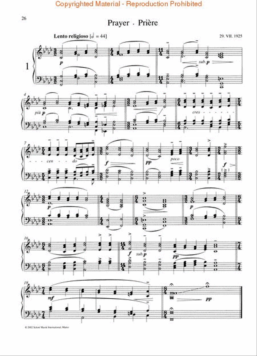 Music for the Piano Volume III Piano Solo scores gallery preview page 3