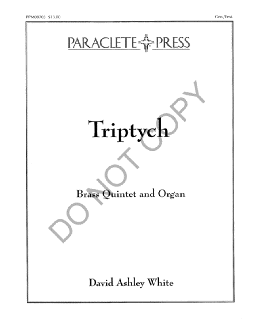 Triptych Choir scores gallery preview page 2