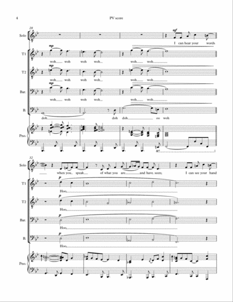Any World (that I'm Welcome To) TTBB scores gallery preview page 4