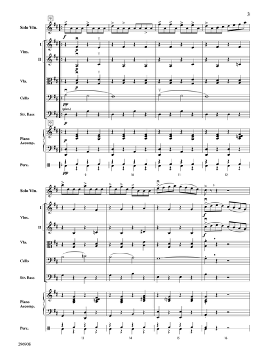 Fiddle-Faddle (for Soloist and String Orchestra) (score only) image number null