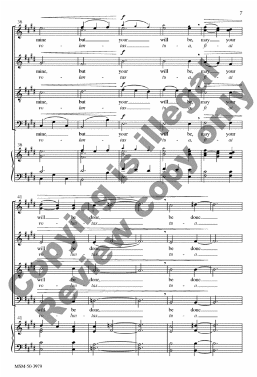 Into Your Hands I Surrender My Soul: In manus tuas 4-Part scores gallery preview page 14