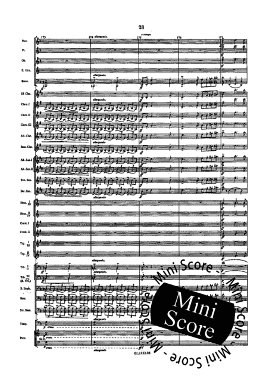 Le Roi D'Ys Concert Band scores gallery preview page 34