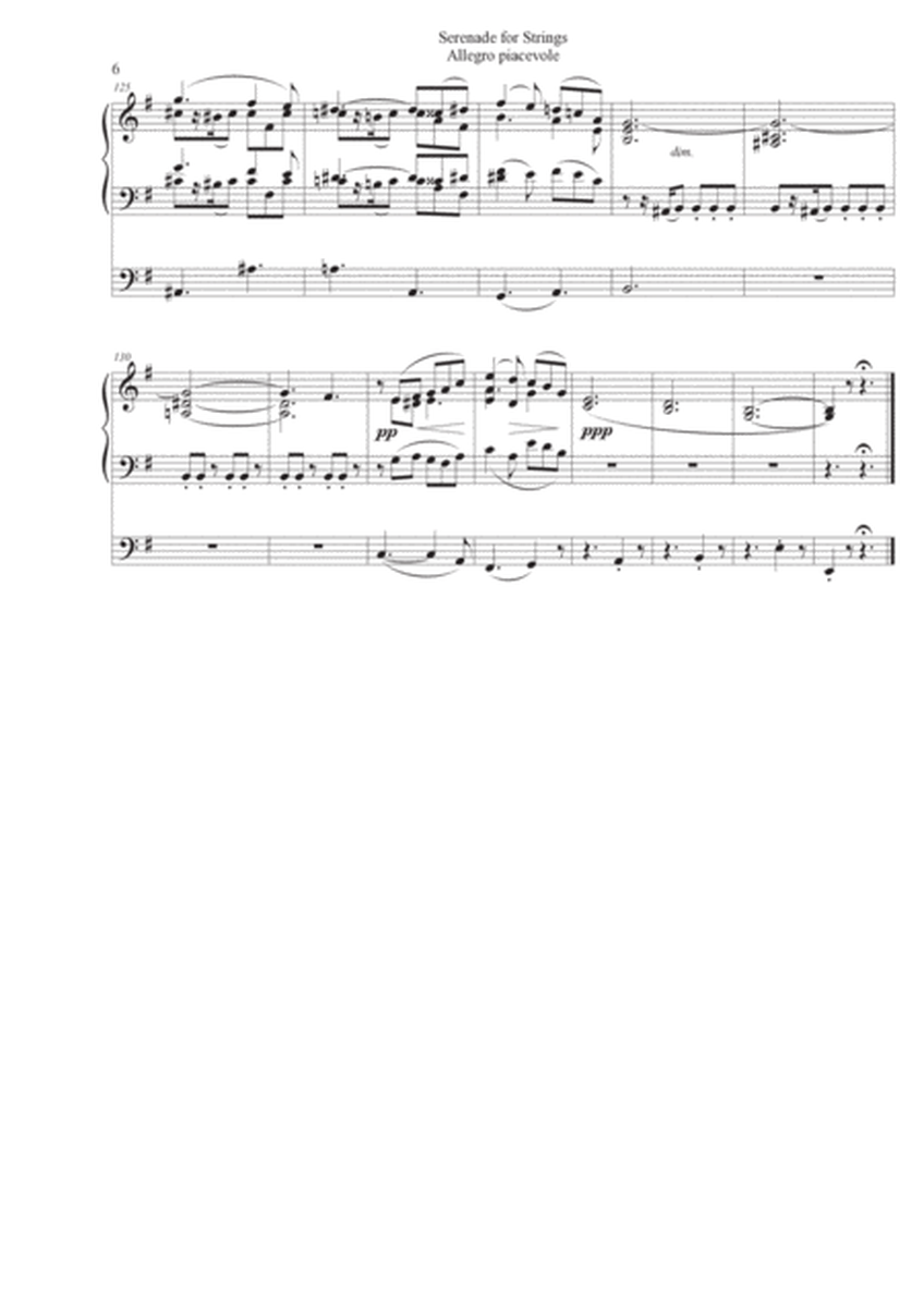 Elgar: Serenade for Strings - complete for Organ Solo