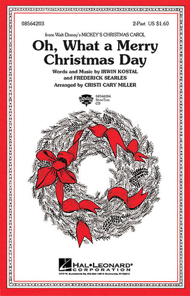 Book cover for Oh What a Merry Christmas Day (from Mickey's Christmas Carol)