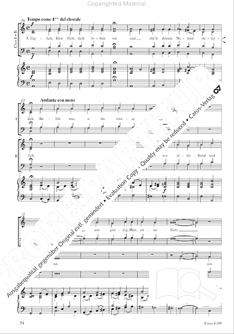 Choral collection Mendelssohn - editionchor Choir scores gallery preview page 35