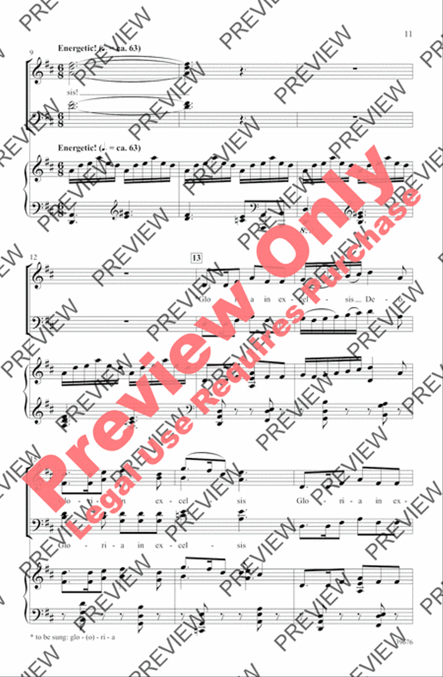 Missa Festiva Missa Festiva 4-Part scores gallery preview page 14