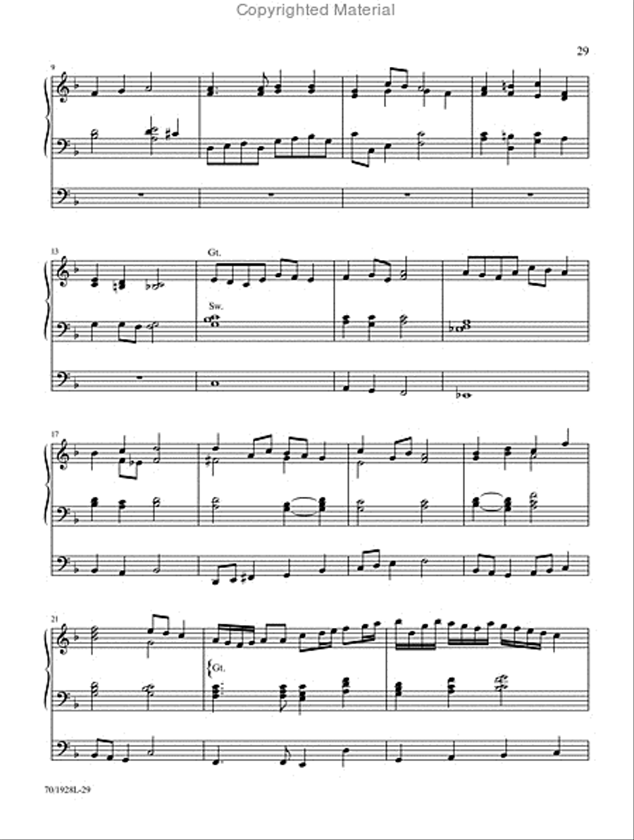 Jubilation! Organ Solo scores gallery preview page 17