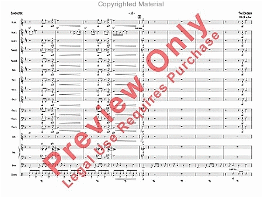 The Chicken Jazz Ensemble scores gallery preview page 13